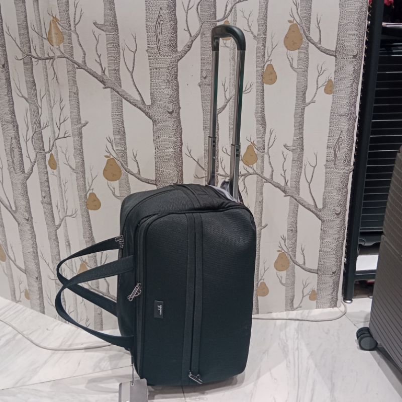 Tas Travel Bag Trolley Condotti Super Light Original - Black
