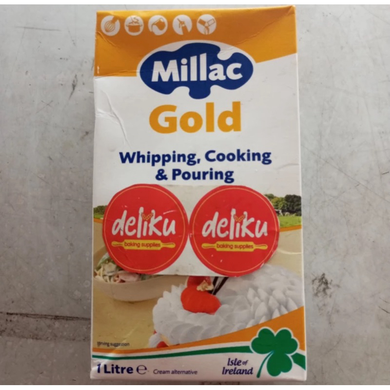 

Millac gold whipping and cooking cream 1000 ml