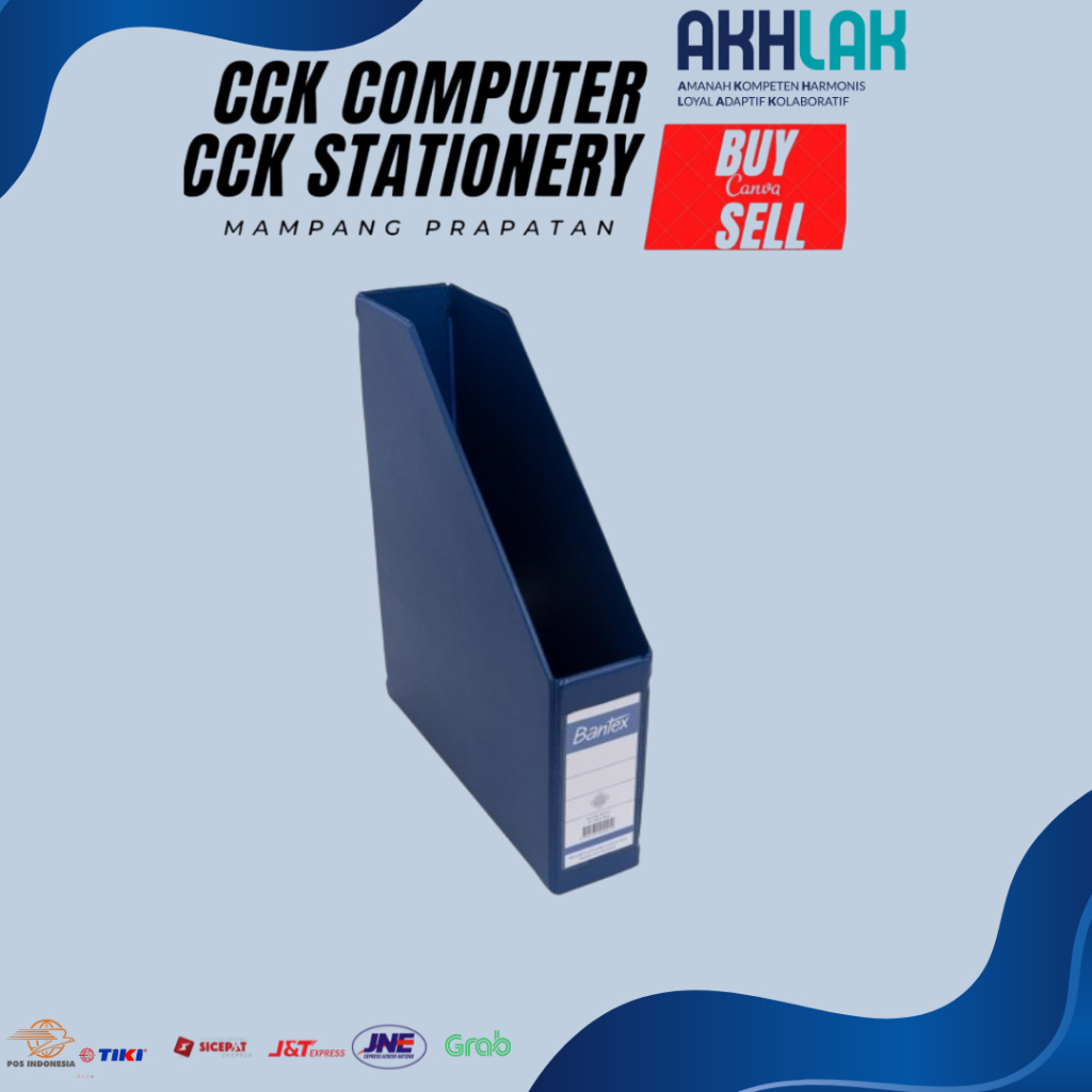 

BANTEX Magazine File (Box File) A4 7cm Blue #401001