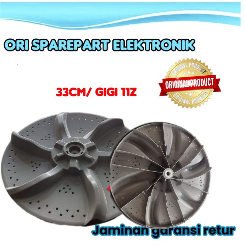 pulsator sanken aw- s807 pulsator sharp 33cm gigi 11 pulsator mesin cuci sanken