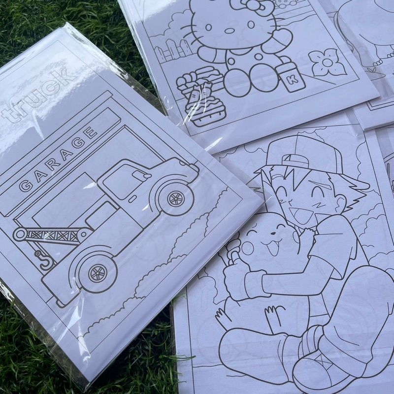 

50 LEMBAR KERTAS MEWARNAI TERLARIS