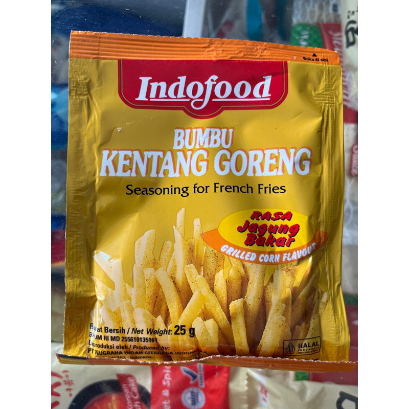 

Indofood Kentang Goreng Jagung Bakar/BBQ 25g
