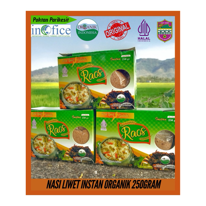 

Nasi Liwet Instan Organik 250gram