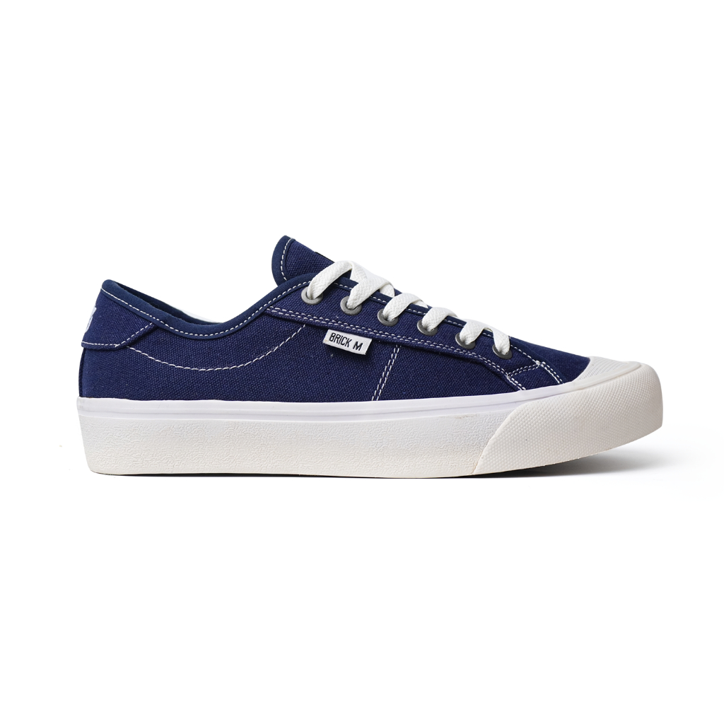 Brick Mansion Urban Street Navy White Sepatu Sneaker Casual Pria Wanita