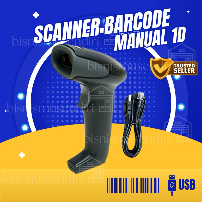 Scanner Barcode USB 1D Manual