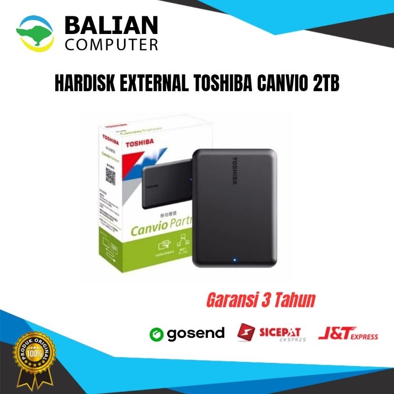 Hardisk Eksternal Toshiba Canvio 2TB | Hardisk external 2TB Toshiba