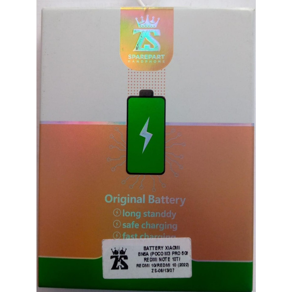 BATTERY BATERAI ORI ZS ZEVAN XIOMI BN5A(POCO M3 PRO 5G REDMI NOTE 10T REDMI 10/REDMI 10(2022)