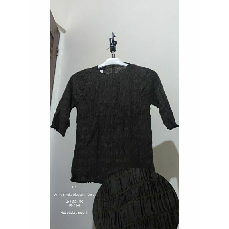 army Smoke Blouse import 07 atasan wanita murah