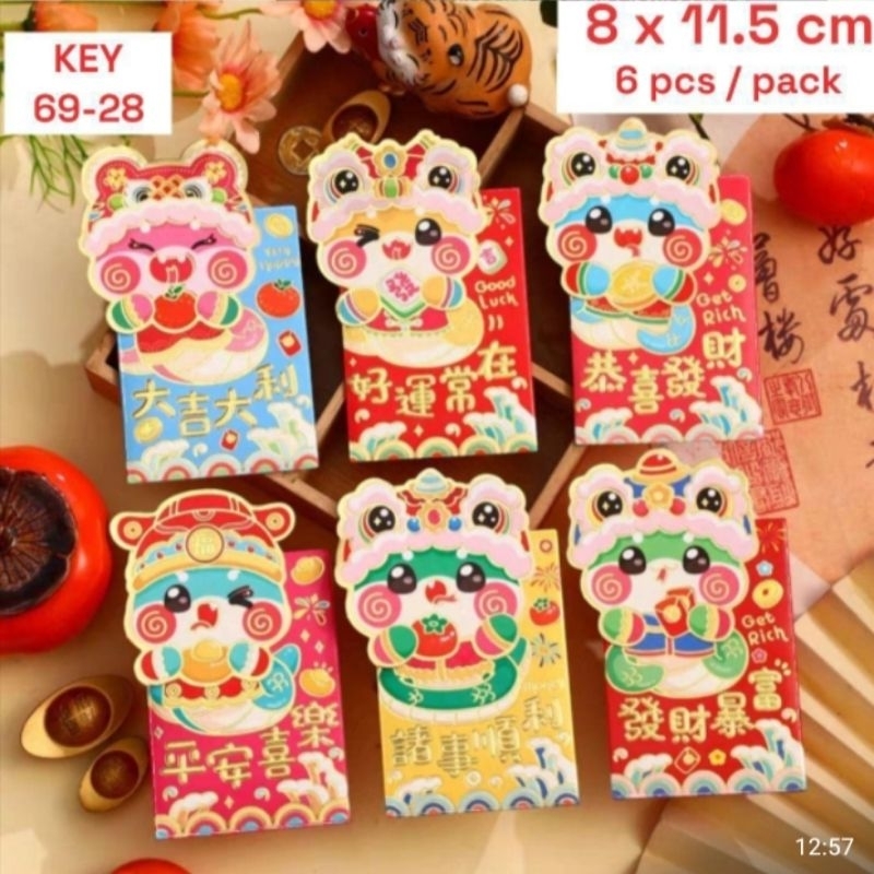 

Q888 - Angpao Imlek 2025 / Angpao ular 2025 / Angpao Hongbao 2025 / Angpao ular Lucu / Angpao Medan / Angpao ular / ular Hongbao / Angpao 2025 ular