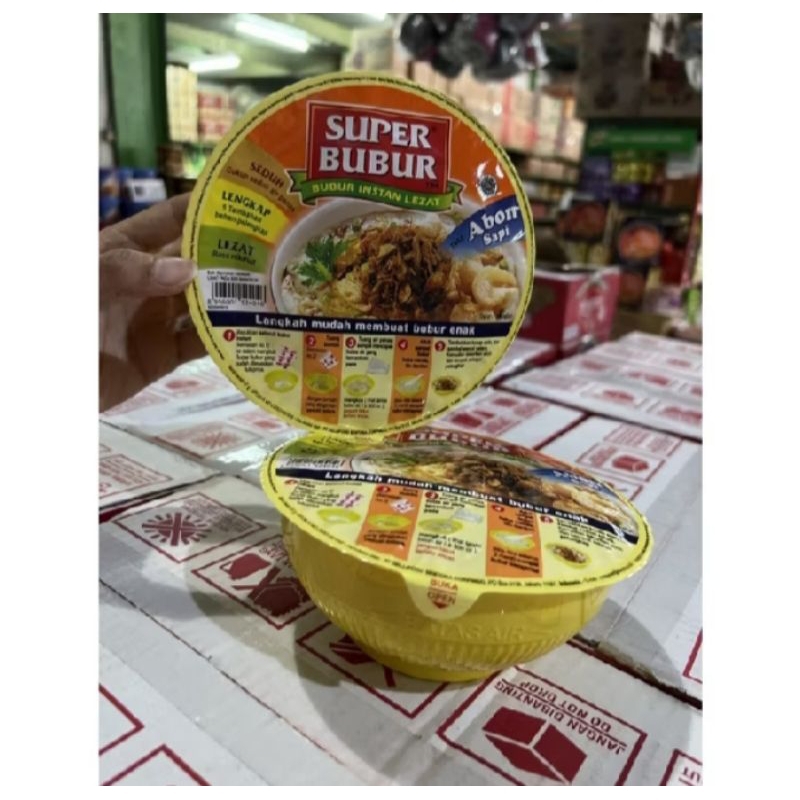 

SUPER BUBUR CUP ABON 67 GRAM/BUBUR INSTAN