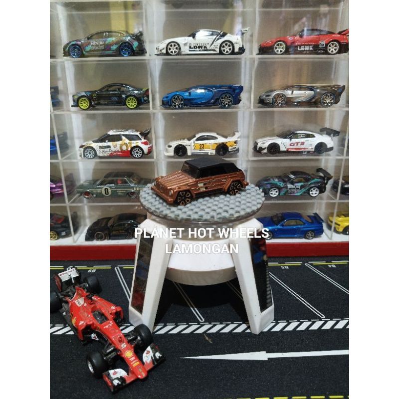 hot wheels volkswagen type 181 coklat