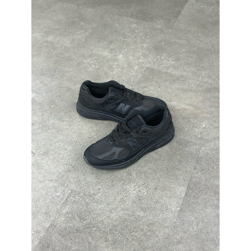 New Balance 991v2 Stone island Ghost Pack Black 100% Original