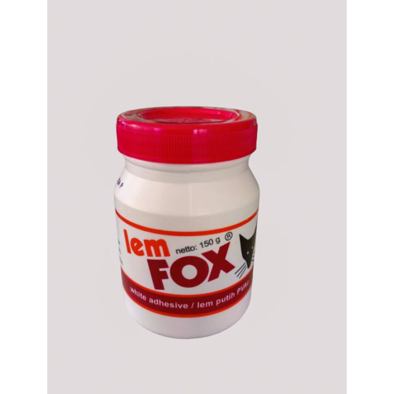 

Lem fox Putih 150gram(pcs) Lem kayu,Lem kertas dll.