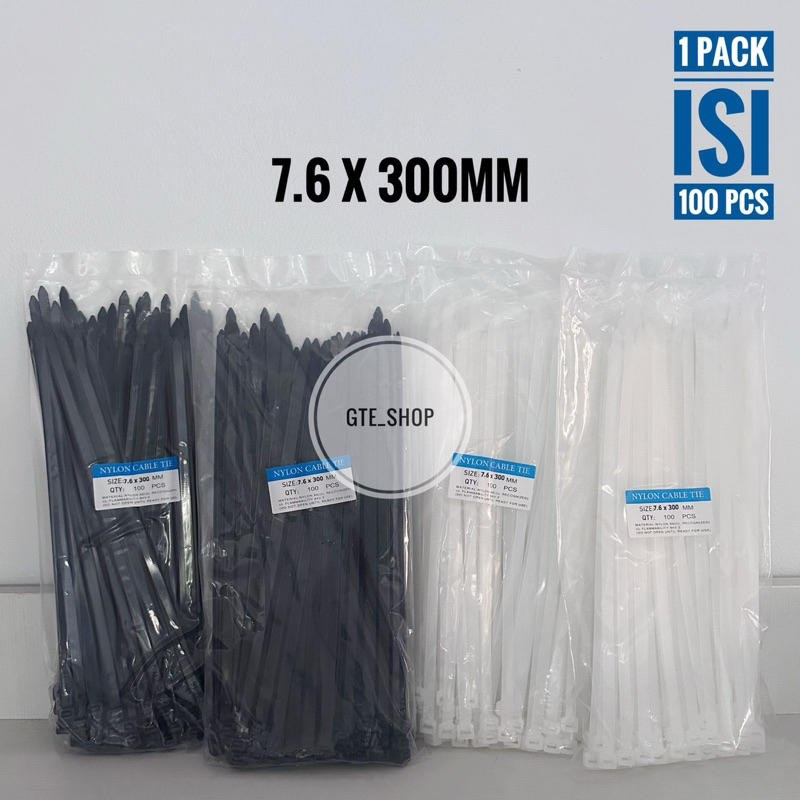 

YEN Kabel Ties 30cm (300mm) 7.6 x 300mm PROMO TERMURAH Cabel Tie / Kabel Tie 7.6 x 300mm / Cabel