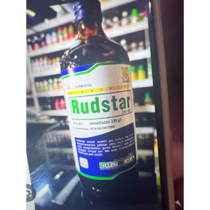 Herbisida Rudstar 250EC 500 ml Herbisida Pembeku Biji Pengendali Gulma Pada Tanaman Padi dan Bawang 