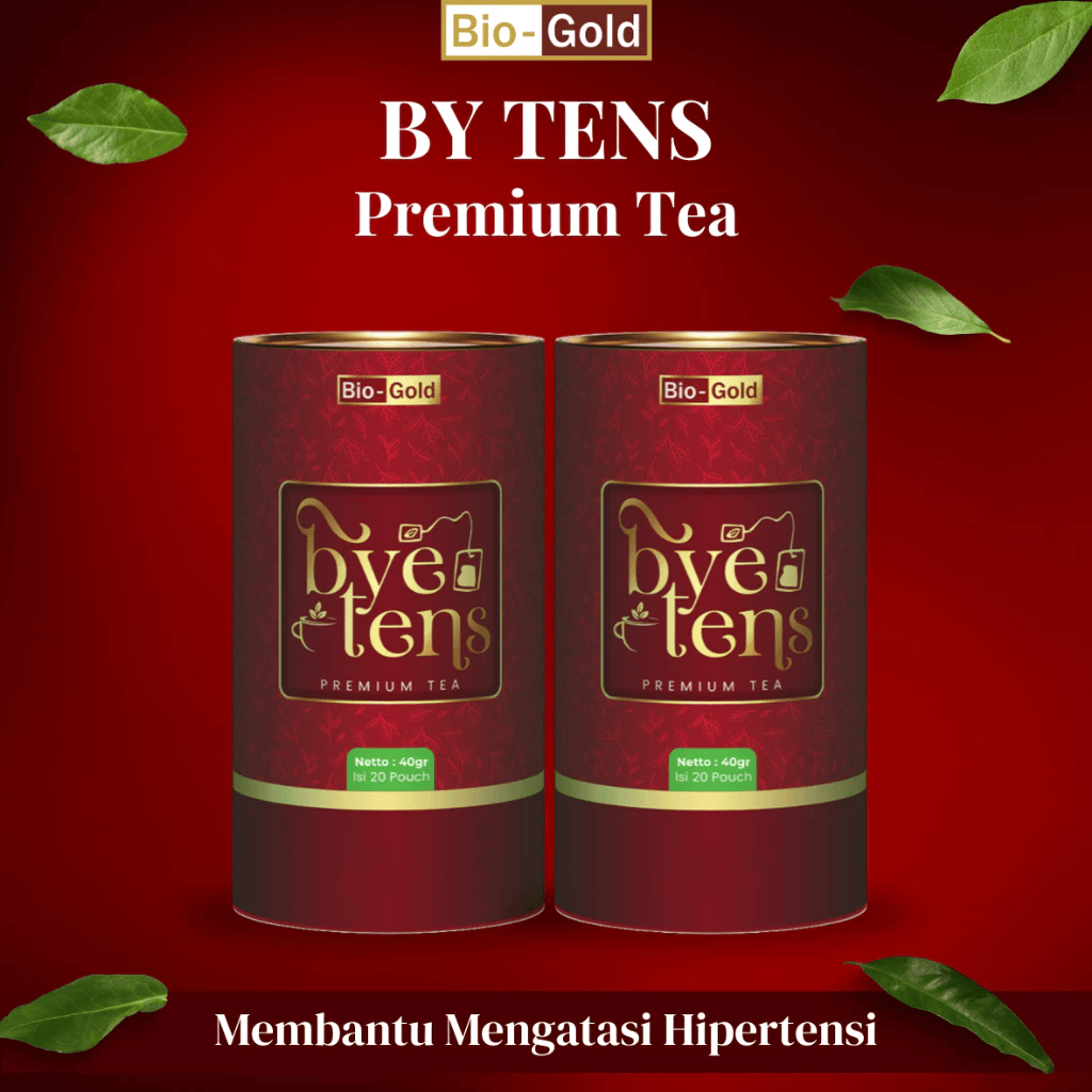

Paket 2 Kaleng Bye Tens Bio Gold Teh Celup Daun Mengkudu Bantu Atasi Tekanan Darah Tinggi Tea Hipertensi