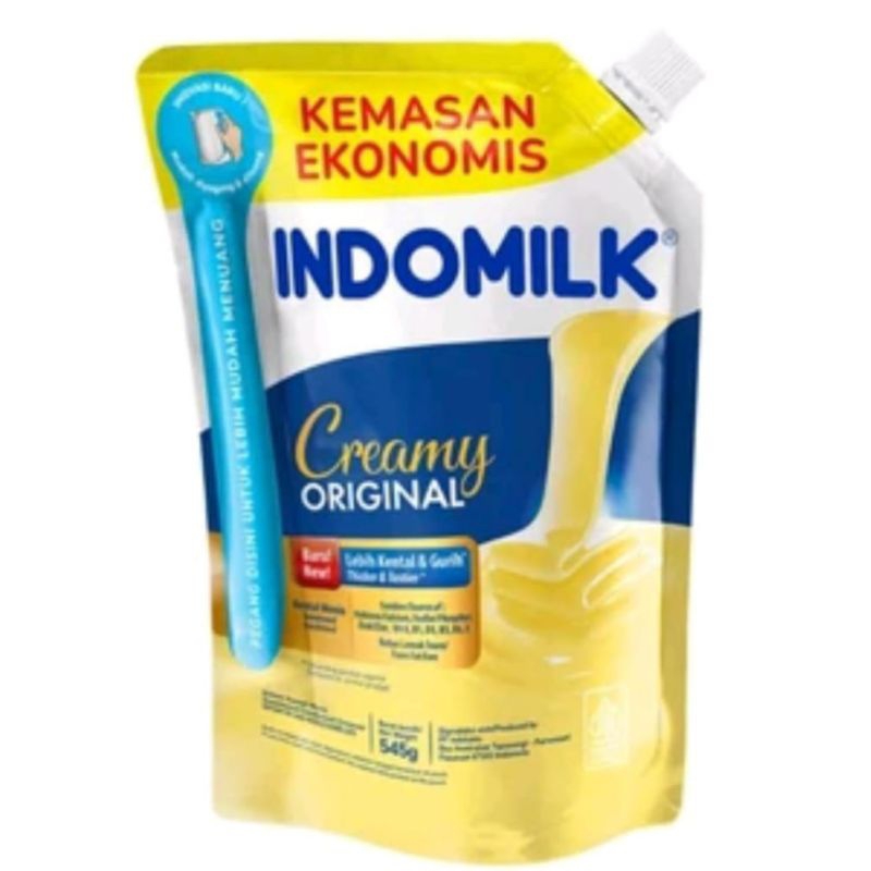 

Kental Manis Indomilk Creamy Original kemasa. 545 Gram