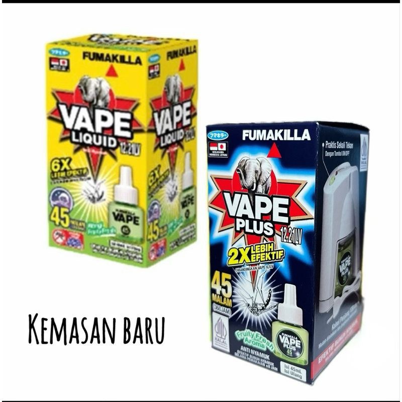 OBAT NYAMUK VAPE REFILL LIQUID PLUS 45DAY 12.21 LV