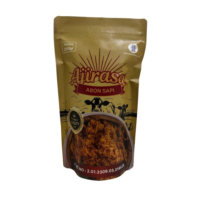 

Abon daging sapi ajirasa kemasan 500gram