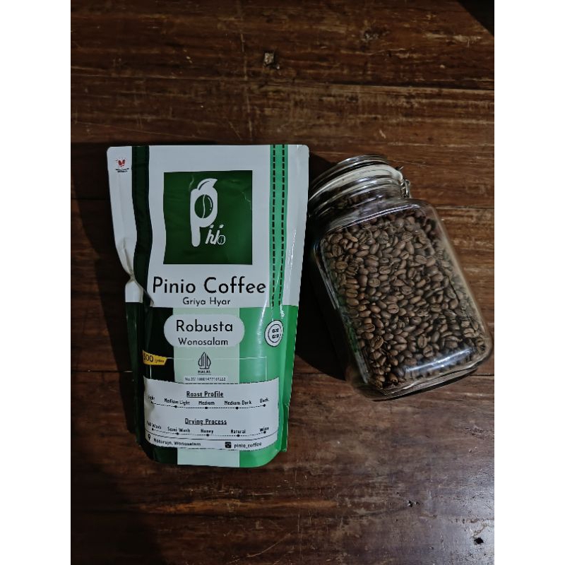 

Roast beand Robusta 100% Wonosalam | Pinio Coffee