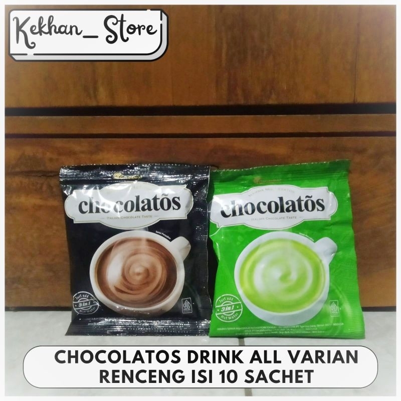 

Chocolatos Drink Sachet 1 Renceng isi 10 Sachet