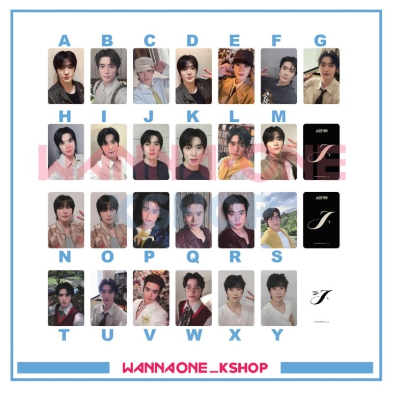 photocard POB jaehyun J album benefit