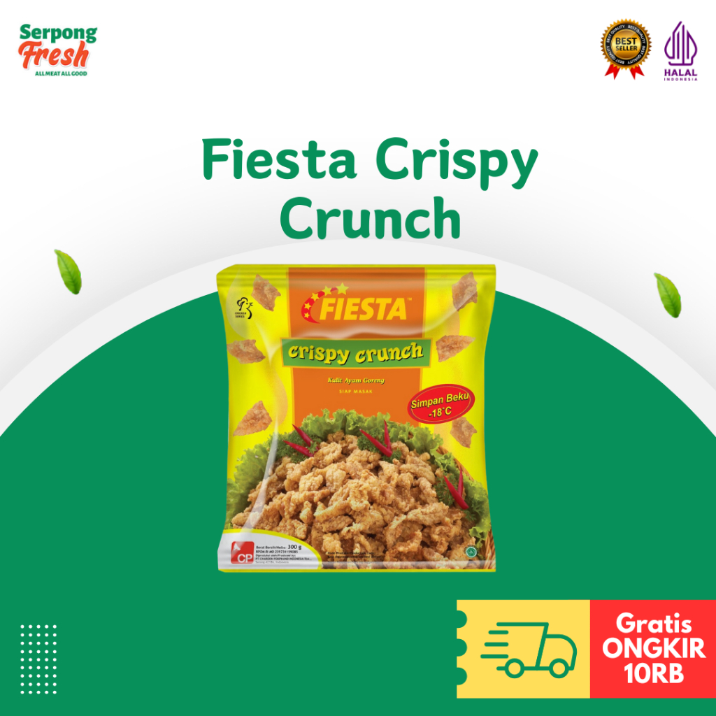 

Fiesta Crispy Crunch / Fiesta Kulit Ayam Olahan 300gr