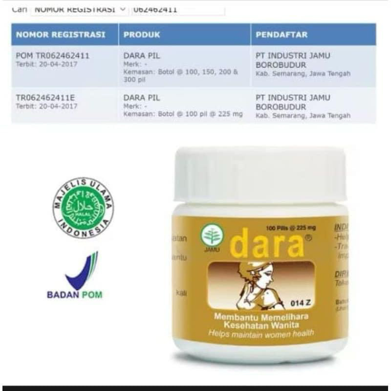 PIL DARA BPOM(PIL MONTOK PAYUDARA)