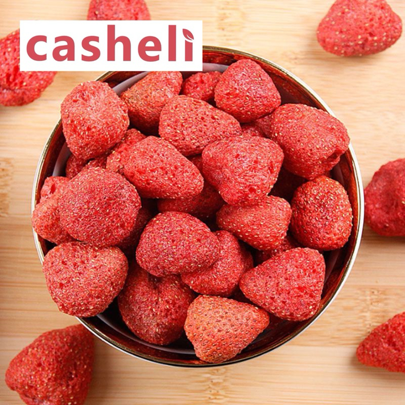 

QH Casheli 100g Bundle of 2 Freeze-Dried Strawberry 50g + Freeze-Dried Yogurt 50g Snacks