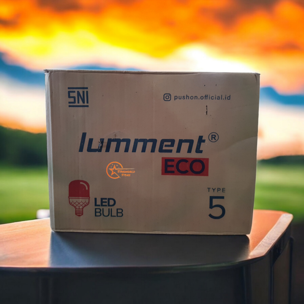 Paket Grosir 1 DUS / 1 Karton Lumment Eco Lampu Bohlam LED 5 Watt - ( 100 PCS )
