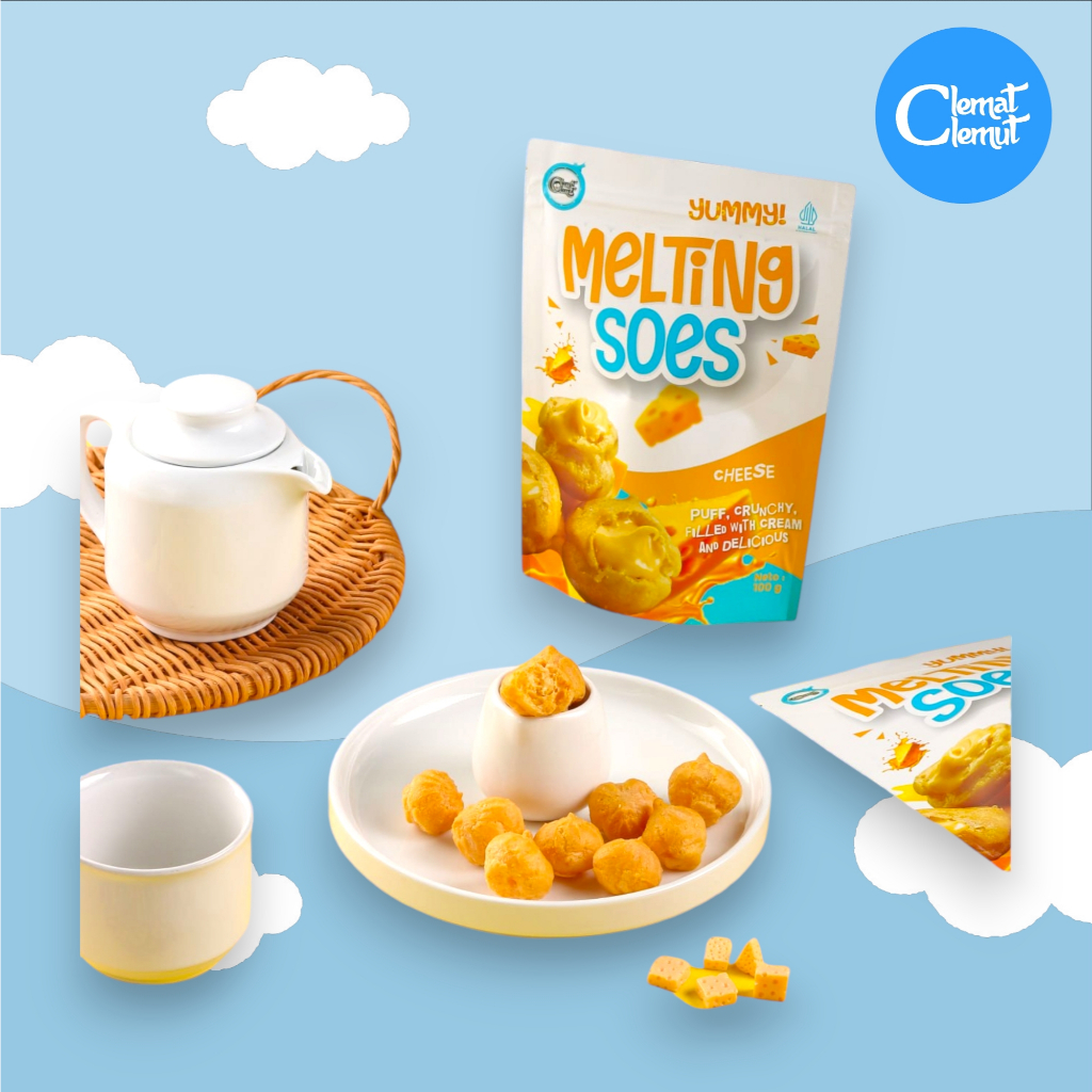 

MELTING SOES CHEESE 100GR | SUS KERING KEJU CLEMAT CLEMUT MACCHEESE PREMIUM SNACK