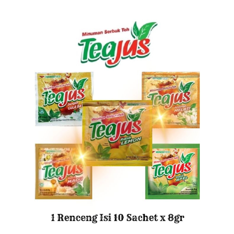 

Tea Jus Renceng Isi 10 Sachet x 8gr