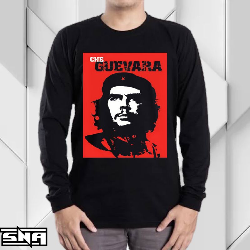 Kaos Che Guevara Lengan Panjang Tshirt Distro Original Cotton Combed 24s Super Sof Premium