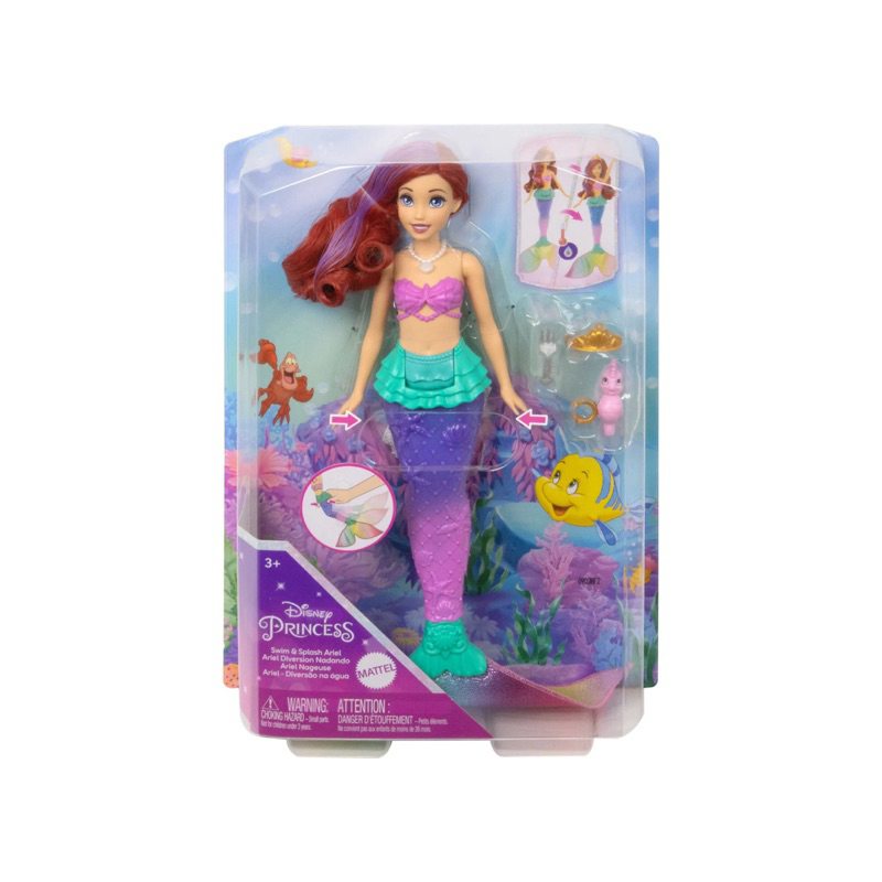 Disney Princess Swim & Splash Ariel Doll