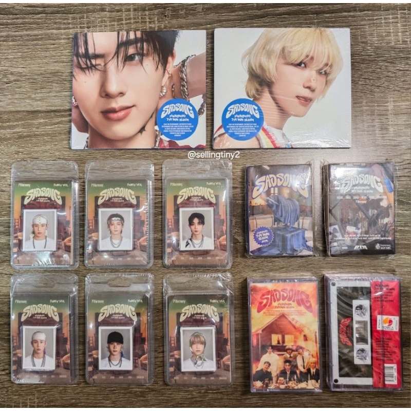 [READY] P1Harmony 7th Mini SAD SONG Album Digipak Cassette Tape Nemo FaNCy PLVE