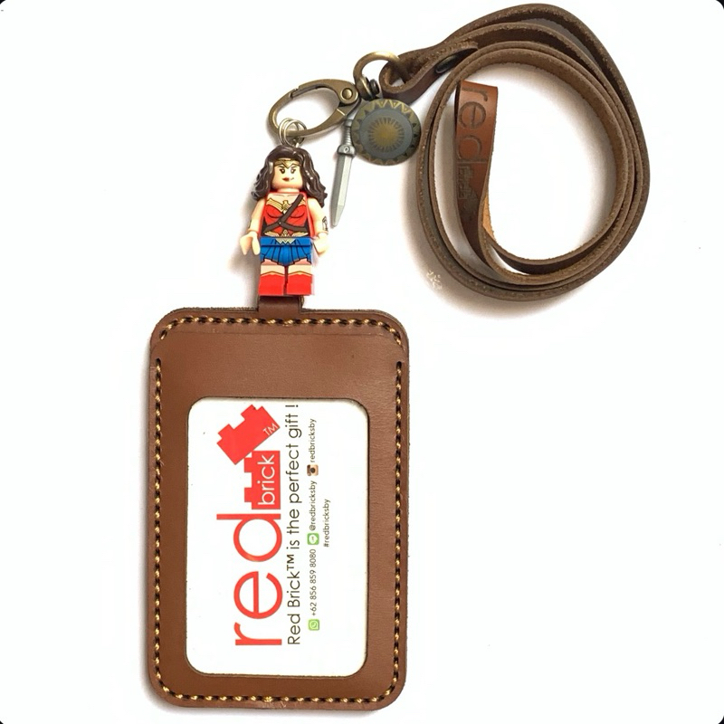 

LEGO Wonder Woman Name Tag Genuine Leather