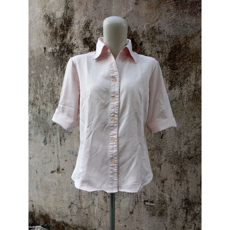 KEMEJA WANITA BABY PINK