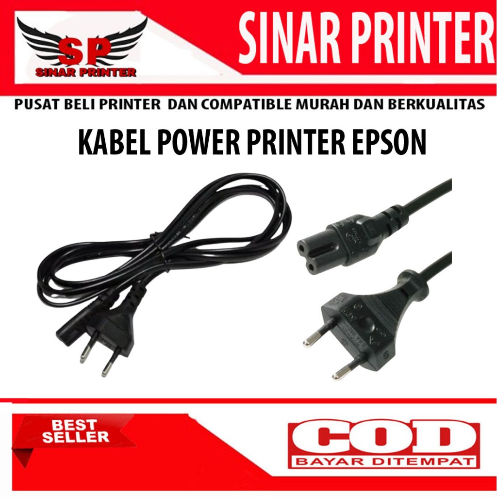 Kabel Power Printer Epson L1110 L1210 L3110 L3210 L3150 L3250 L4150