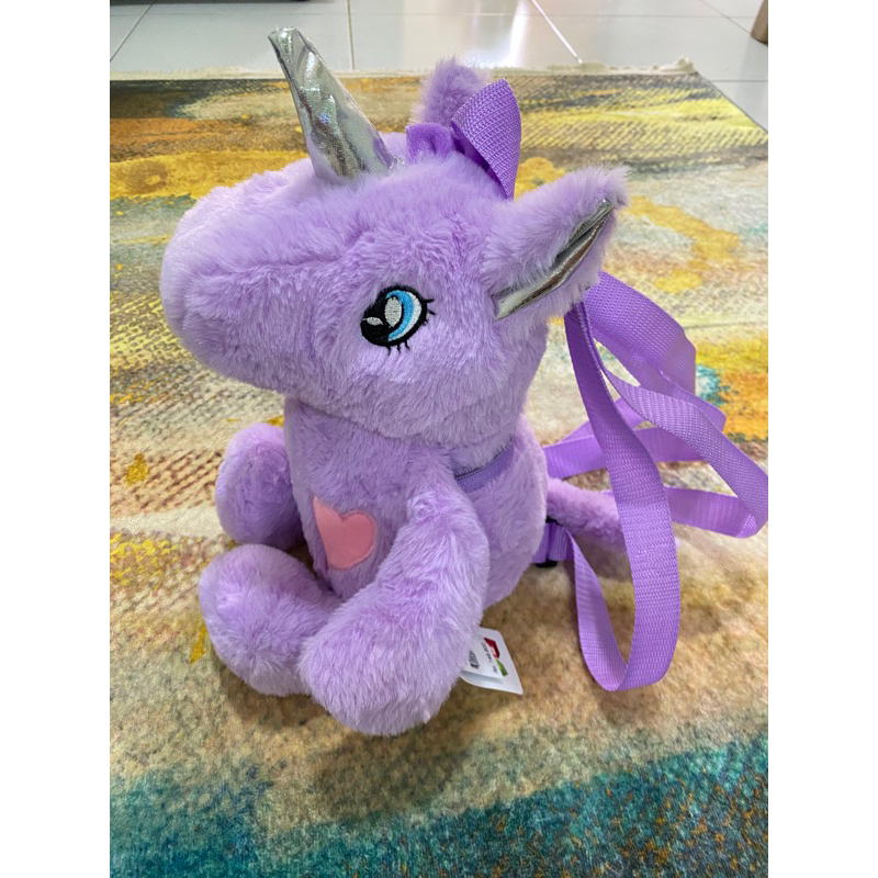 Tas Little M Boneka Unicorn Ungu