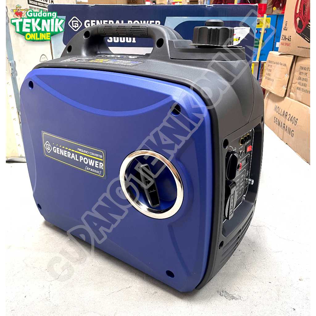 GENERAL Genset Silent 1800W GENERAL POWER EF3000I 4TAK Inverter / Power Generator Portable Bensin 18