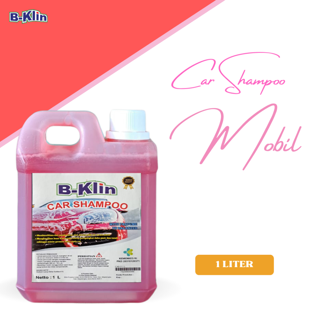B-Klin Car Shampoo Mobil/Motor 1 Liter