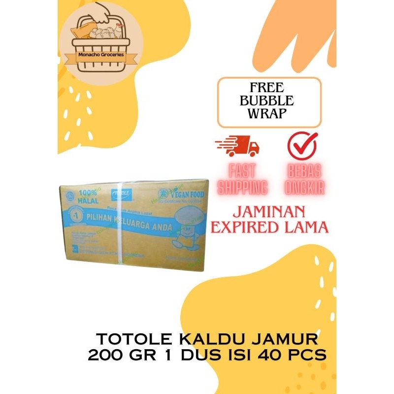 

Totole kaldu jamur 200 gram 1 dus isi 40 pcs