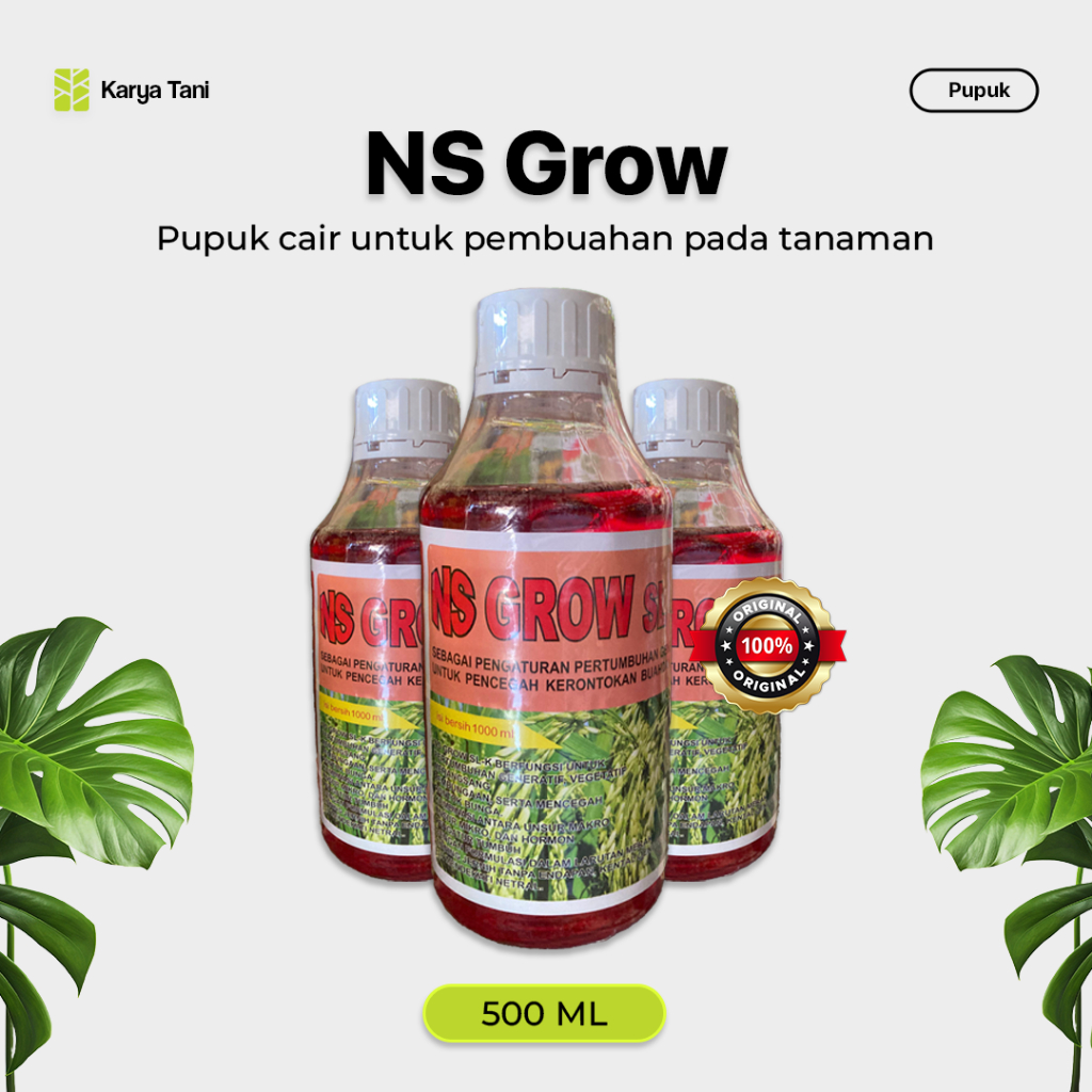 PUPUK BUAH/ PUPUK CAIR NS GROW 1 LITER BOOSTER TANAMAN