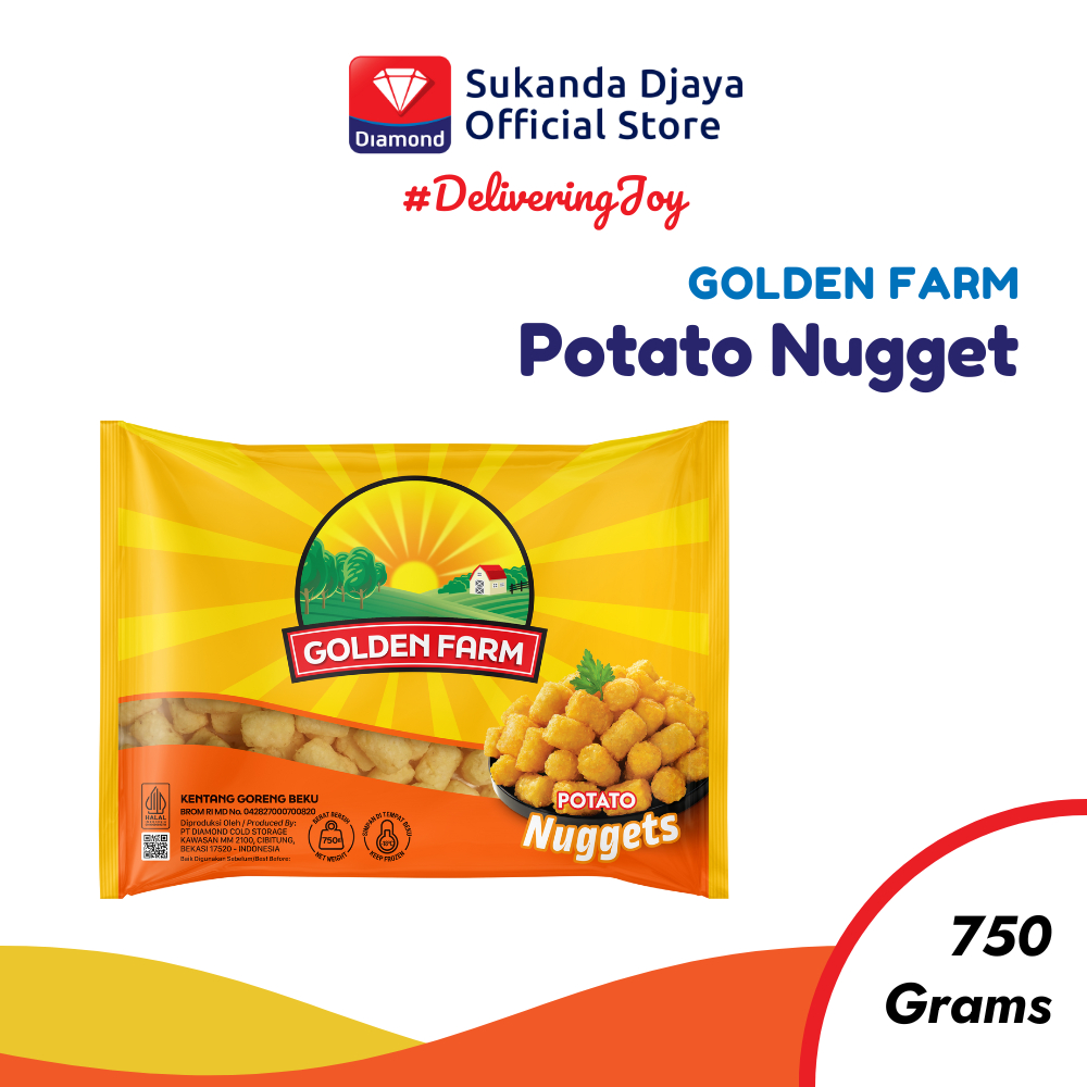 

Golden Farm Kentang Beku French Fries Potato Nugget 750 Gr