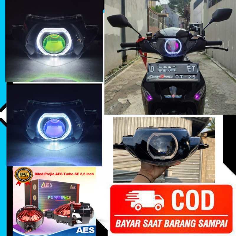 Lampu Depan Biled Supra X 125 Lama Paket Lengkap