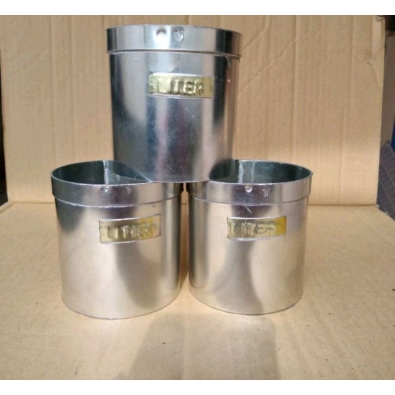 Literan/Takaran Beras ukuran 1 liter Stainless
