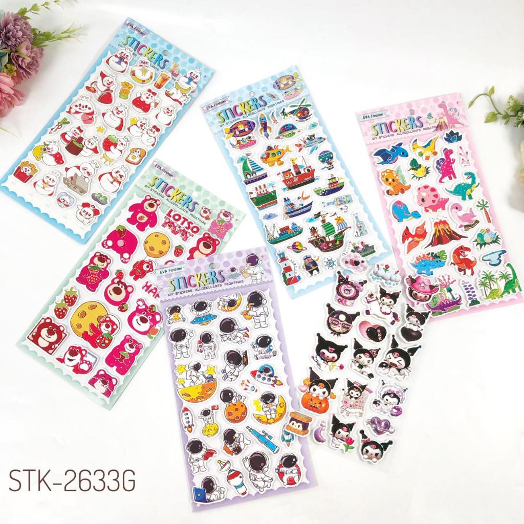 

Sticker Anak Timbul Karakter Mix Mainan Perempuan Toys