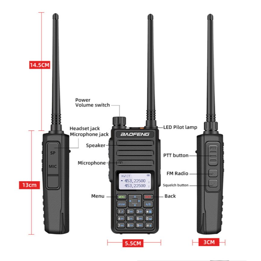 HT Dual Band | Boafeng  | H6 Dual Band 10 watt
