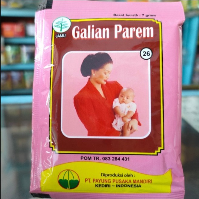 Jamu Galian Parem Melancarkan ASI Pasca Bersalin Payung Pusaka Isi 10 Sachet