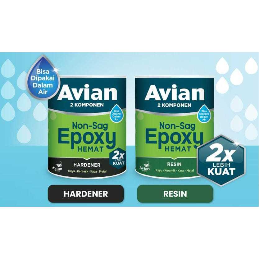 Lem Epoxy Non Sag AVIAN/Lem Serbaguna Non Sag Epoxy AVIAN Resin Hardner